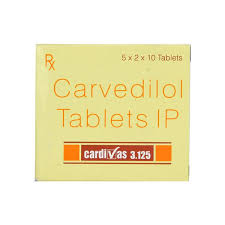 CARDIVAS 3.125 MG TAB(10 TAB)