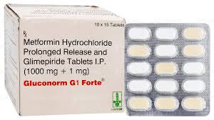 GLUCONORM-G 1 FORTE TAB(15 TAB)(1884)