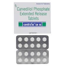 CARDIVAS CR 10 MG TAB(10 TAB)