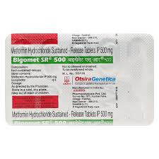BIGOMET SR 500 MG TAB(10 TAB)