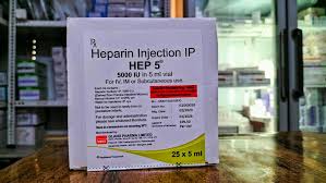 HEP 5 INJ 5000 IU/5 ML