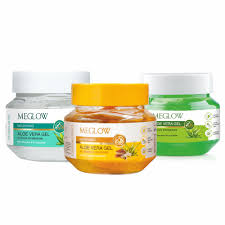 MEGLOW ALOEVERA GEL KESAR& CHANDAN100GM
