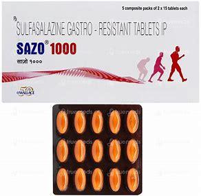 SAZO 1000 MG TAB(15 TAB)(3172)