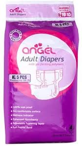 ANGEL ADULT DIAPERS XL 10PCS(1860)