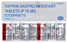 ECOSPRIN 75 MG TAB(14 TAB)