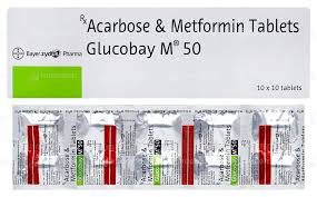 GLUCOBAY M 50 MG TAB(10 TAB)
