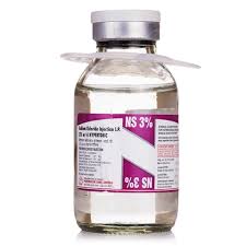 NS INJ 100ML 3%