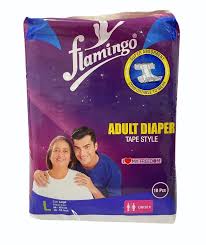 FLAMINGO ADULT DIAPER-L (10 PCS)
