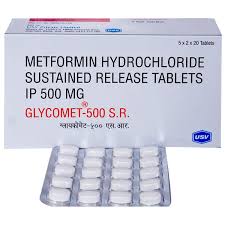 GLYCOMET SR 500 MG TAB(10 TAB)