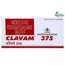 CLAVAM 375 MG TAB(10 TAB)