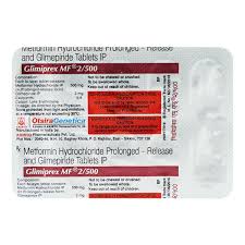 GLIMIPREX-MF 2/500 MG TAB(10 TAB)