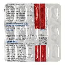 ZORYL M3 TAB (15 PCS)