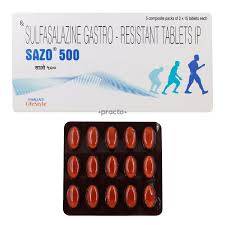 SAZO-500MG TAB(15 PCS)