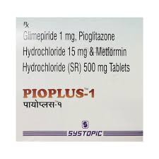 PIOPLUS- 1 MG TAB(10 TAB)