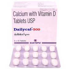 DAILYCAL 500 MG TAB(15 TAB)