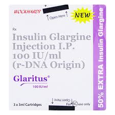 GLARITUS 100 IU/ML CART.3ML