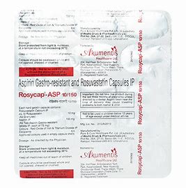 ROSYCAP ASP 10/150MG CAP (15 CAP)