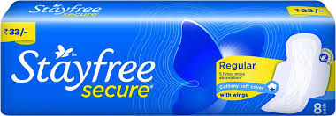 STAYFREE SECURE REG. 8 PADS