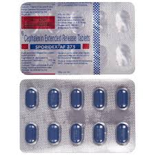 SPORIDEX-AF 375 MG TAB(10 TAB)