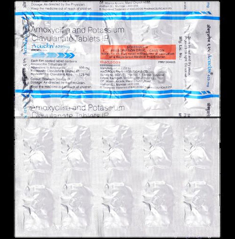 ACUCLAV 625 MG TAB (10 PCS)(1)